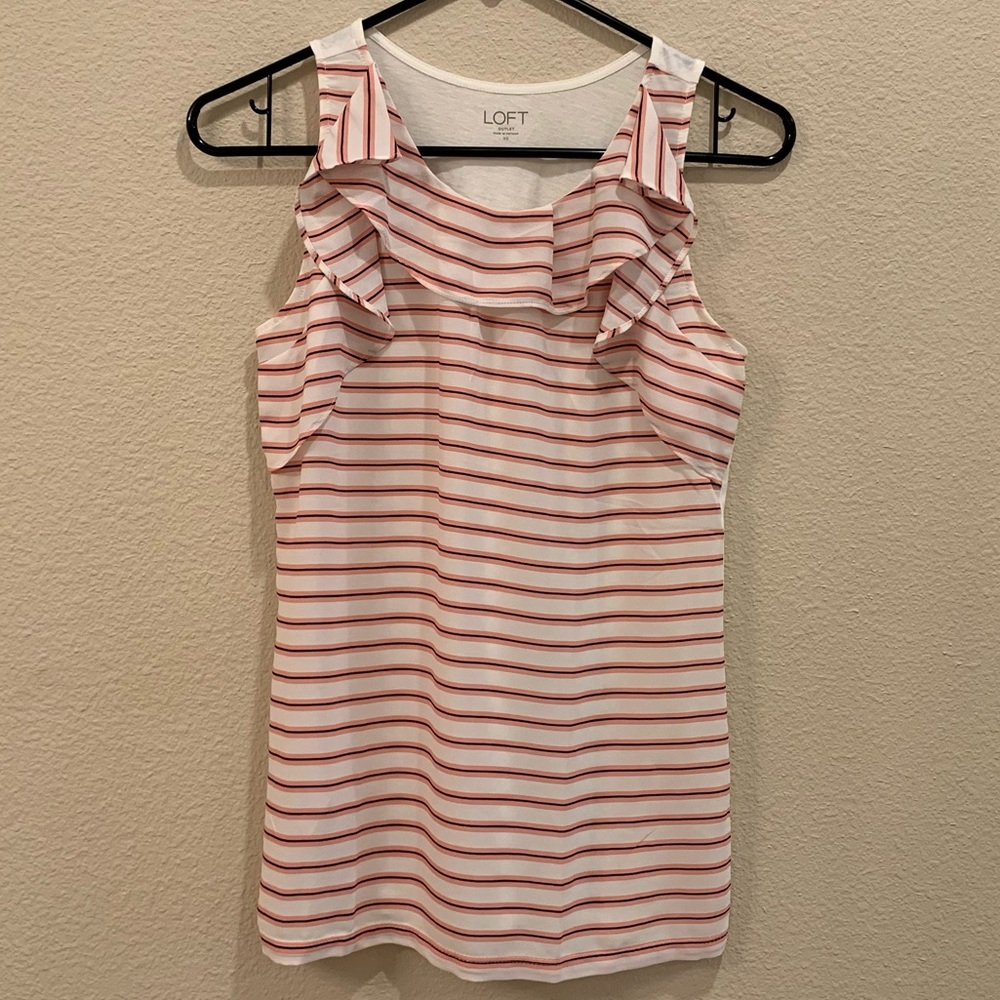 LOFT Ruffle Tank Top - Picture 3 of 5
